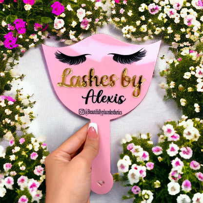 Lash tech photo prop